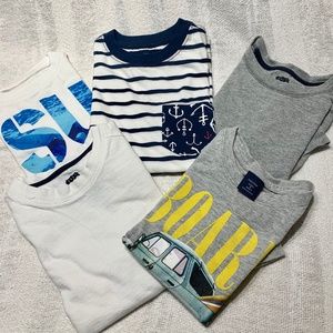 🎁5 pc gap + Bundle 4t/4 Quality BOYS SS - FUN - NEW & EUC